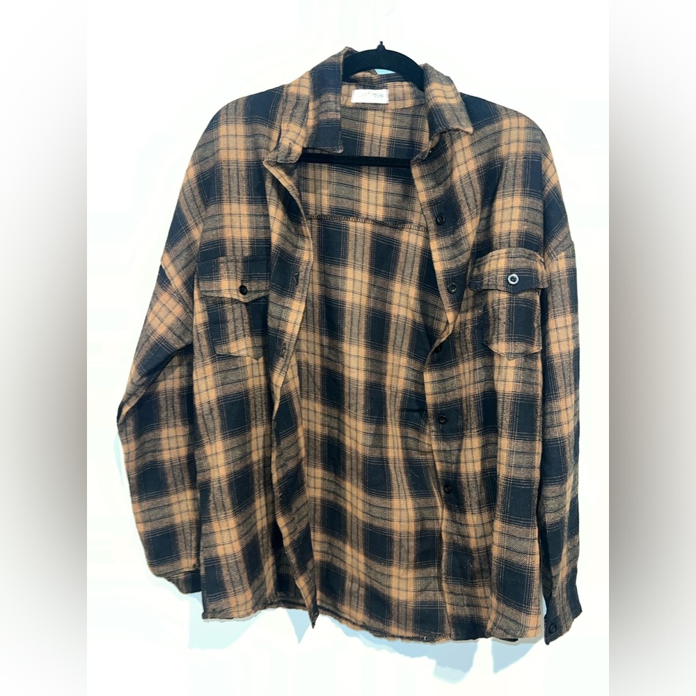 Plaid Flannel Jacket for Women